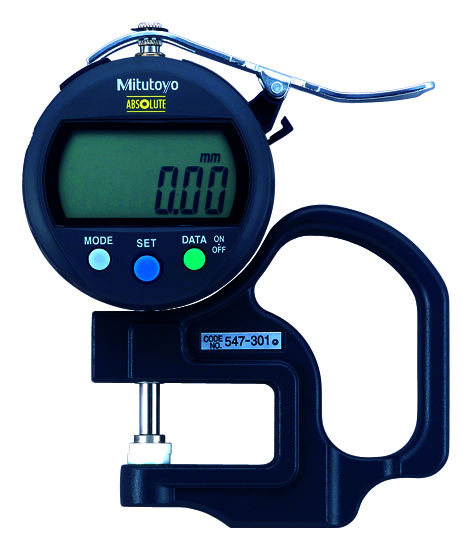 Mitutoyo ABSOLUTE Digimatic gyors-vastagságmérő kerámia tárcsatapintóval, IP42, 0-10 mm, 0.01 mm (547-301) termék fő termékképe