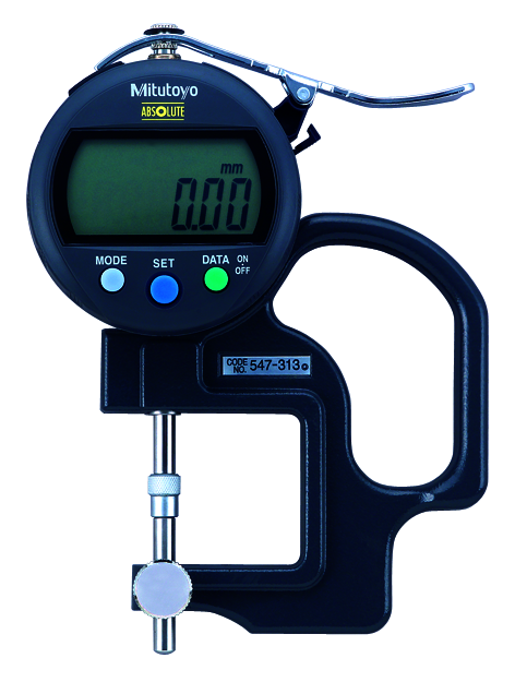 Mitutoyo ABSOLUTE Digimatic gyors-vastagságmérő állítható ülékkel, IP42, 0-10 mm, 0.01 mm (547-313) termék fő termékképe