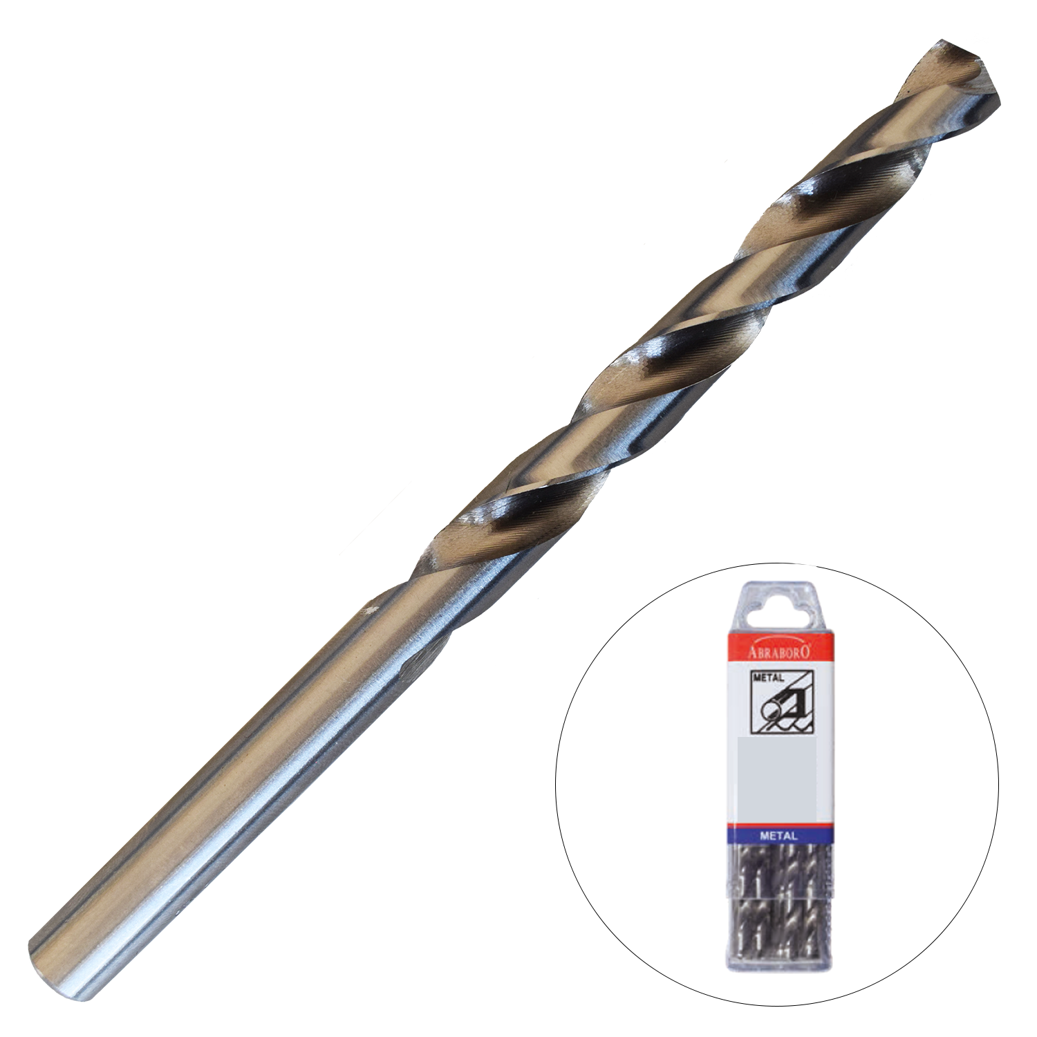 Abraboro 4.6 x 80 / 47 mm HSS-GS fémfúró X-Pack, 10 db/csomag termék fő termékképe