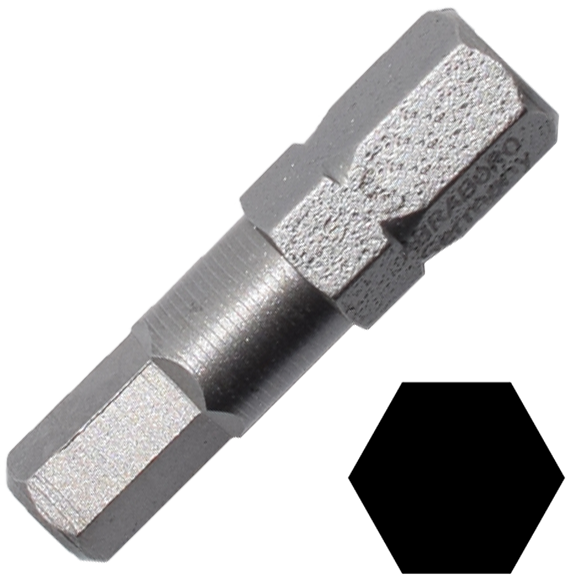 Abraboro 4 x 25 mm hatszög (imbusz) SUPRA bit, 10 db/csomag termék fő termékképe