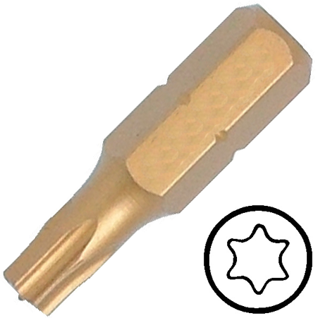 KENNEDY TX10 Torx titán csavarhúzó bit 1/4" hatszög illesztéssel, 25 mm termék fő termékképe