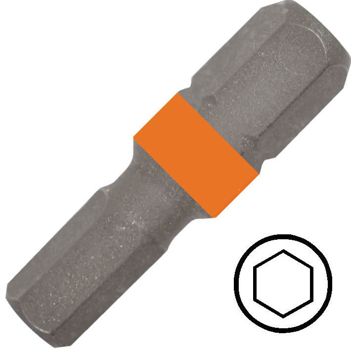 KENNEDY 6 mm hatszög csavarhúzó bit 1/4" hatszög illesztéssel, 25 mm termék fő termékképe