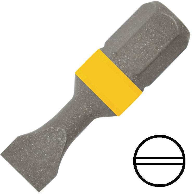 KENNEDY 0.8 x 4.0 mm hornyos csavarhúzó bit 1/4" hatszög illesztéssel, 25 mm termék fő termékképe