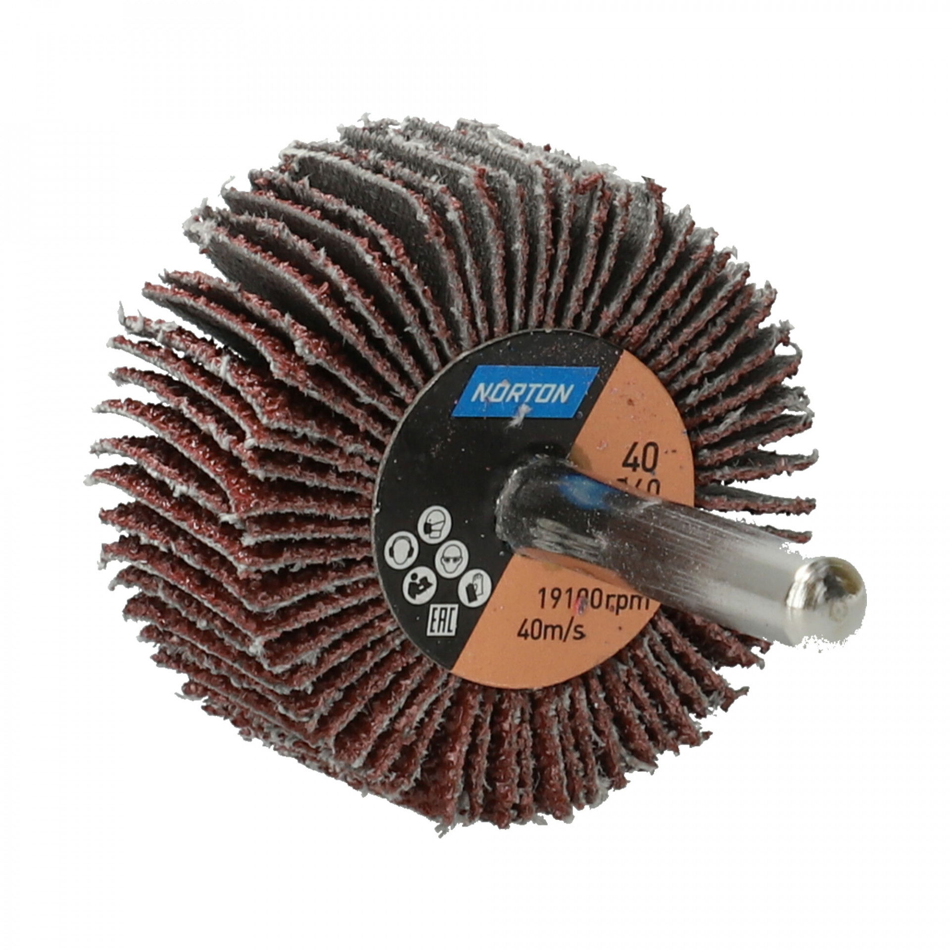 Norton Metal R207Plus csapos lamellás csiszolókorong Ø40x20x6mm P40, 10 db/csomag termék fő termékképe