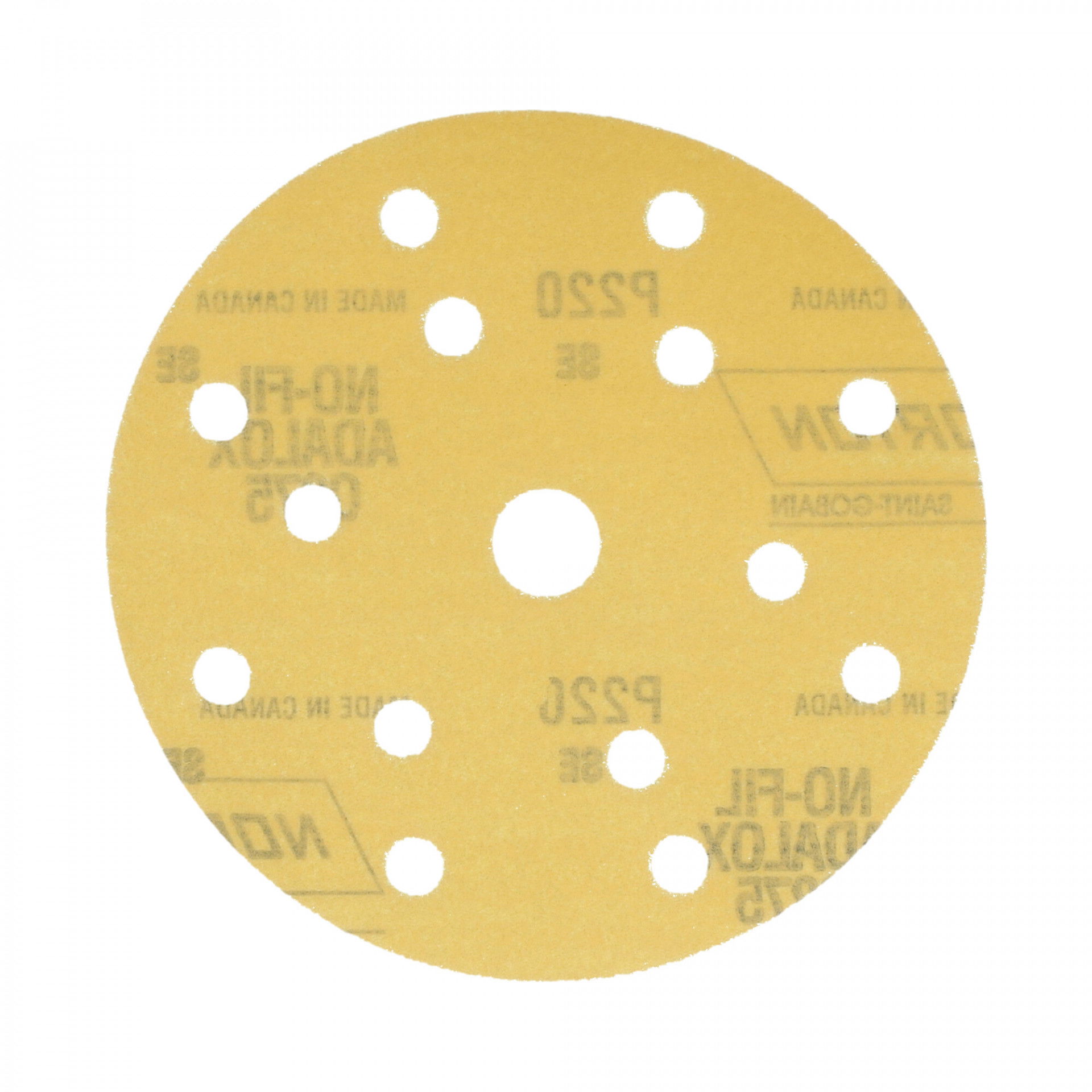 Norton Pro Film Q275 tépőzáras csiszolókorong Ø150 14+1 Lyukas P220, 100 db/csomag termék fő termékképe