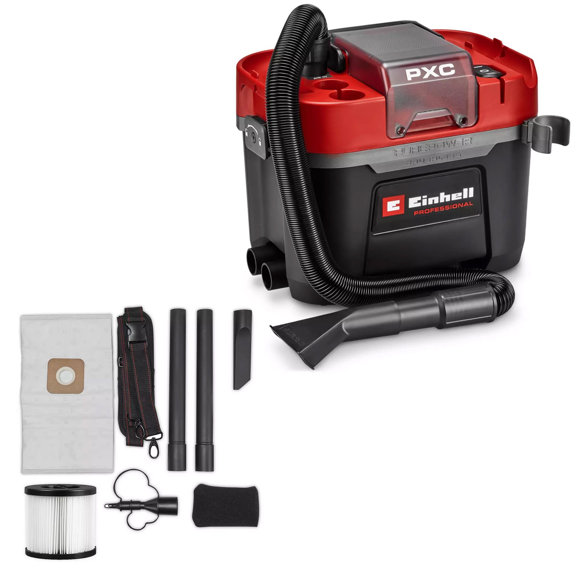 EINHELL TP-VC 18/10 Li BL L-Solo akkus száraz-nedves porszívó (akku és töltő nélkül) termék fő termékképe