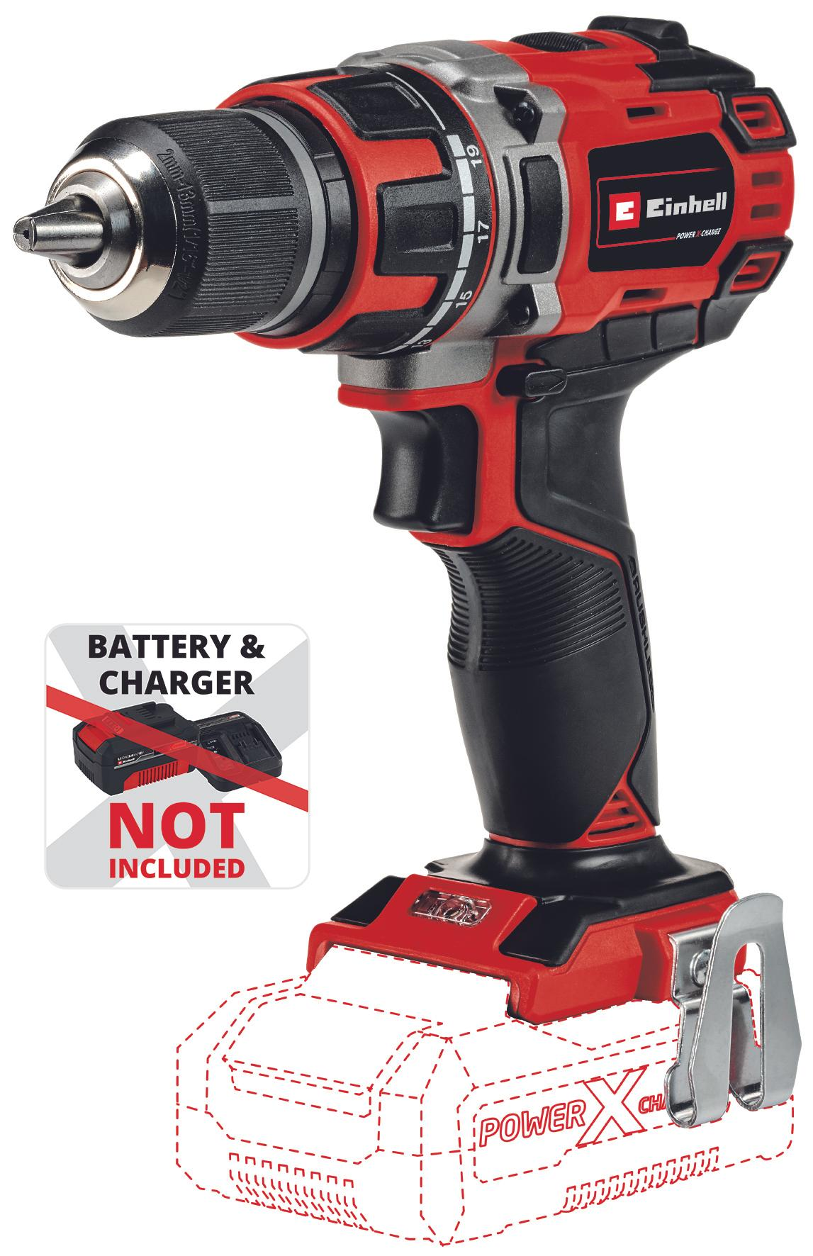 EINHELL TP-CD 18/50 Li BL Solo akkus fúró-csavarozó (akku és töltő nélkül) termék fő termékképe