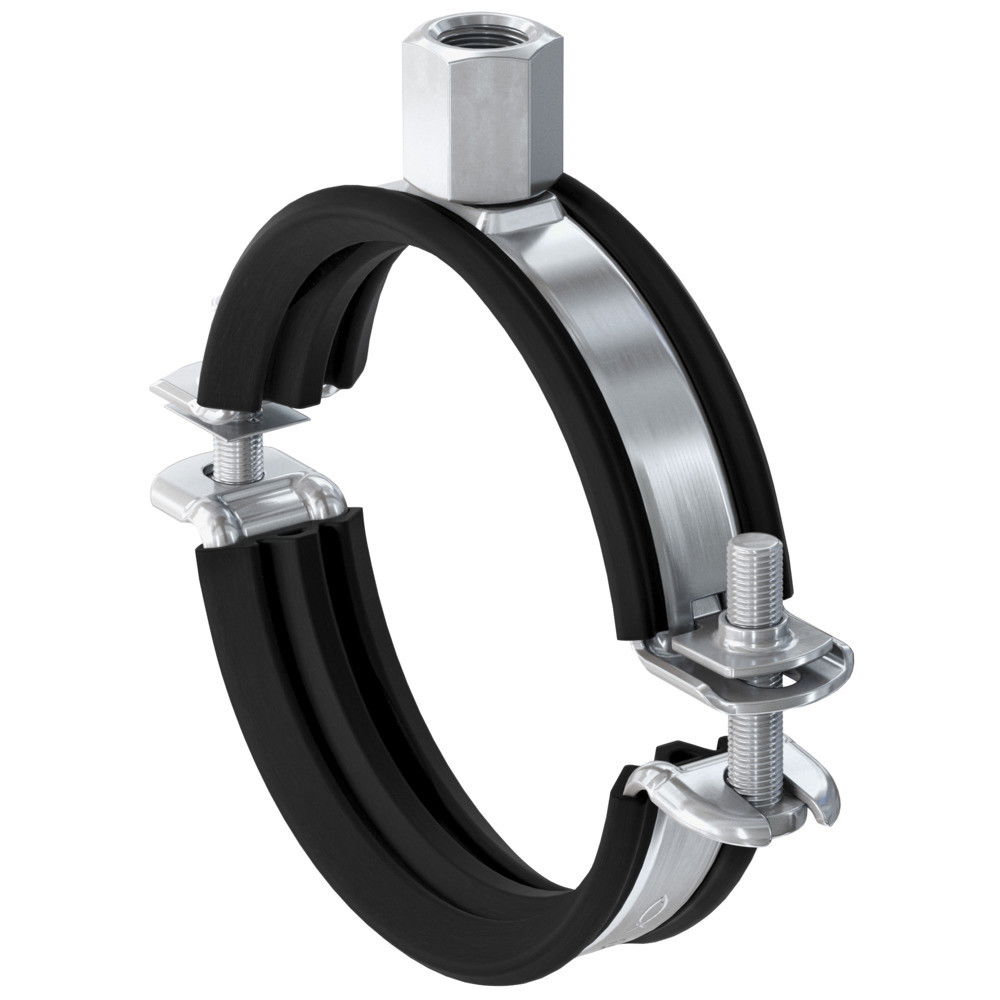 Fischer FRS-L 12 - 15 M8 / M10 kétcsavaros gumibetétes csőbilincs, 25 db/csomag termék fő termékképe