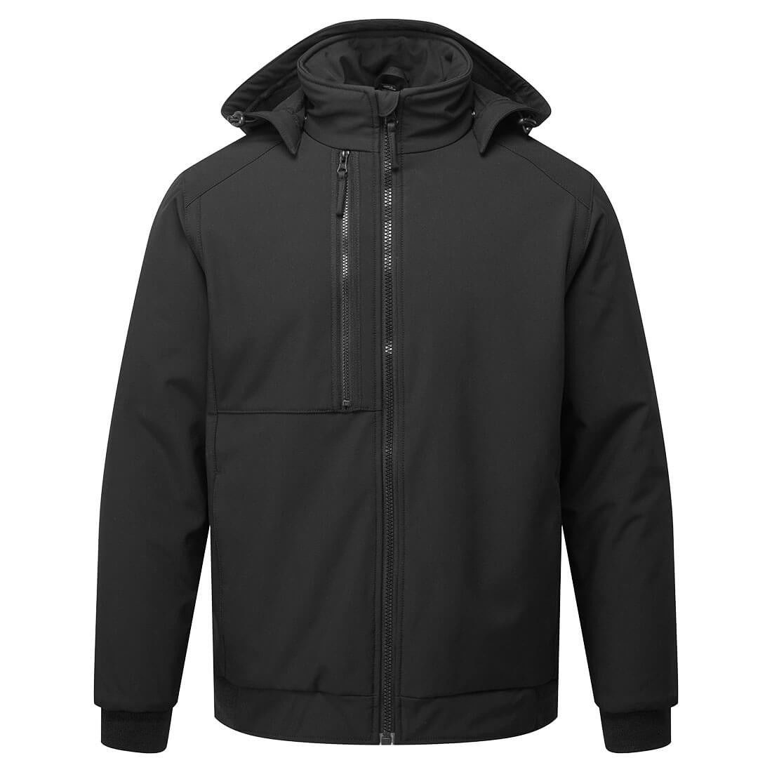 Portwest CD874 - WX2 Eco bélelt softshell dzseki (2L), fekete termék fő termékképe