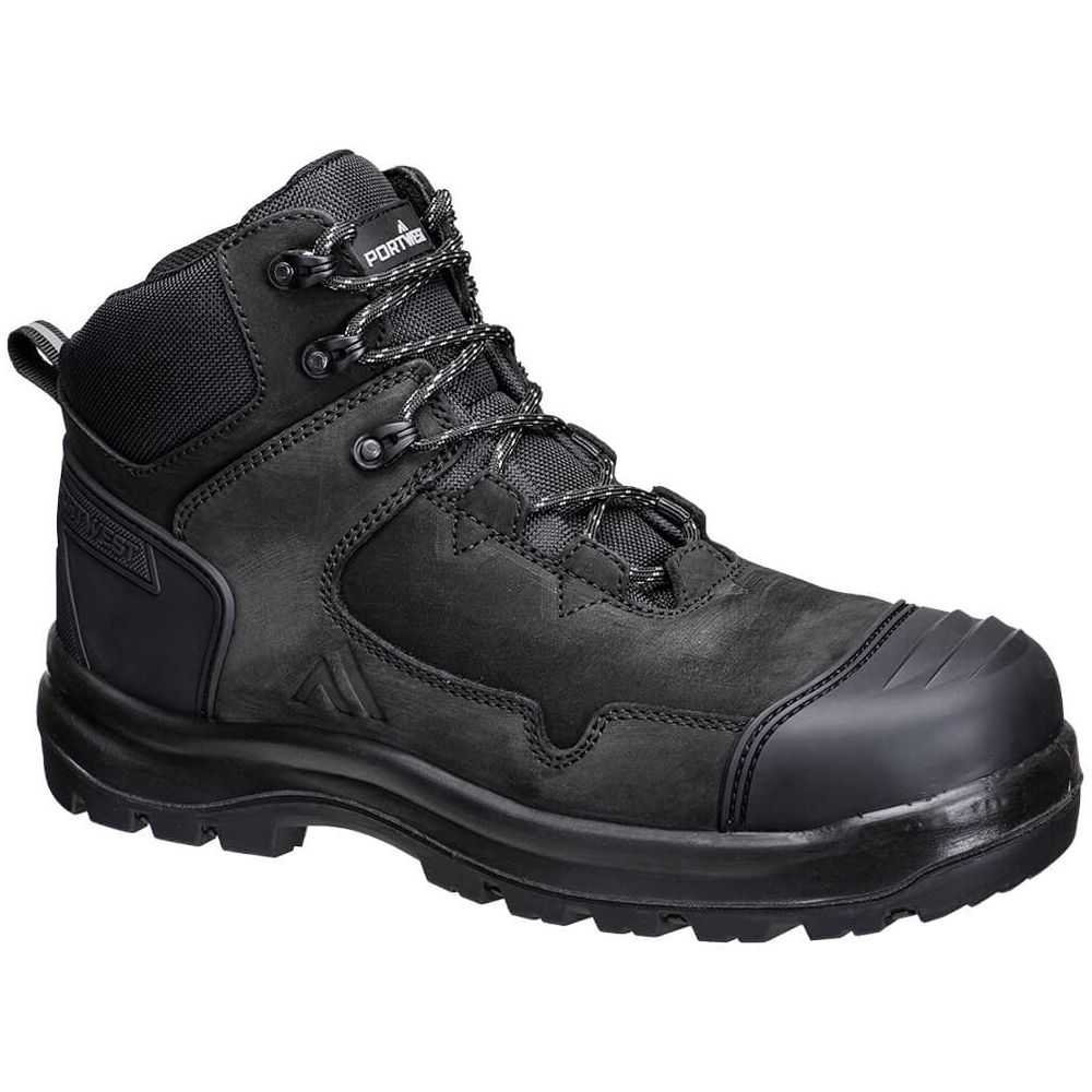 Portwest FD04 - Wheat Apex kompozit védőbakancs nubuk felsőrésszel S3S HRO SR, fekete termék fő termékképe